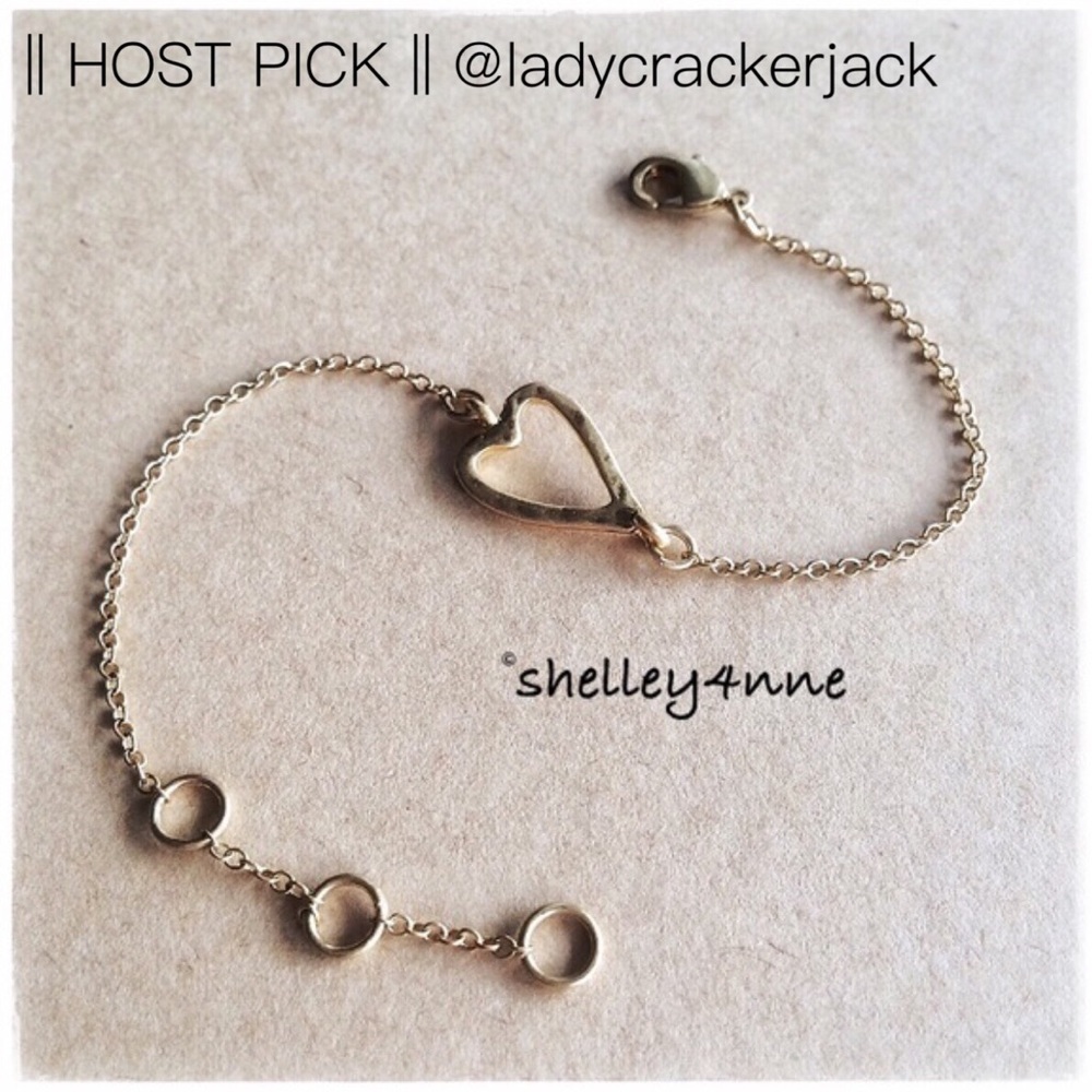 Gold Take Heart Bracelet